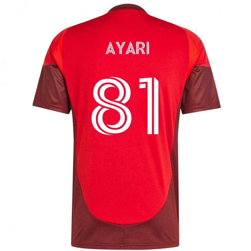 Danxen Herren Hassan Ayari #81 Rot Weiß Heimtrikot Trikot 2025/26 T-Shirt Österreich
