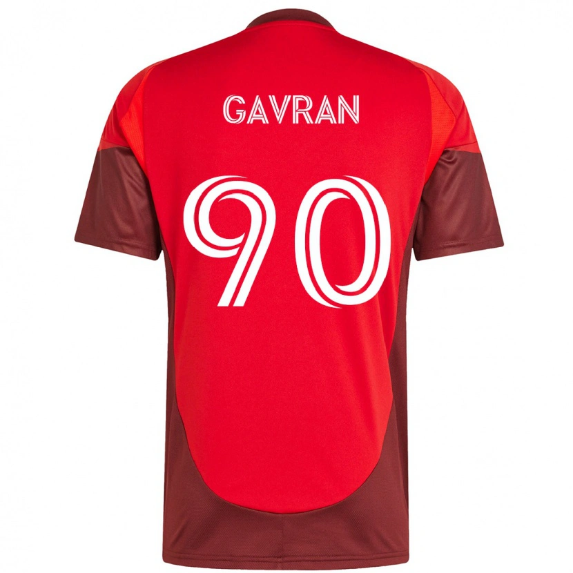 Danxen Herren Luka Gavran #90 Rot Weiß Heimtrikot Trikot 2025/26 T-Shirt Österreich