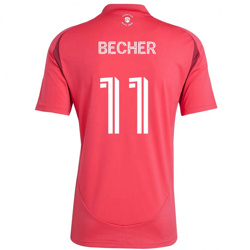 Danxen Herren Simon Becher #11 Magenta Weiß Heimtrikot Trikot 2025/26 T-Shirt Österreich