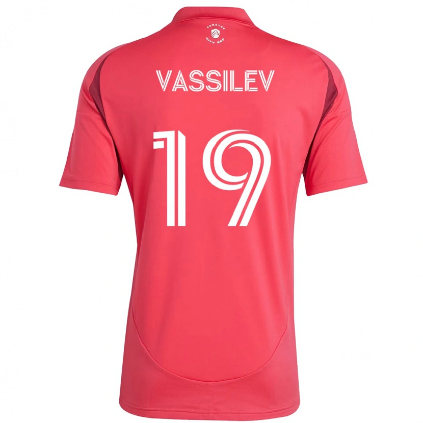 Danxen Herren Indiana Vassilev #19 Magenta Weiß Heimtrikot Trikot 2025/26 T-Shirt Österreich