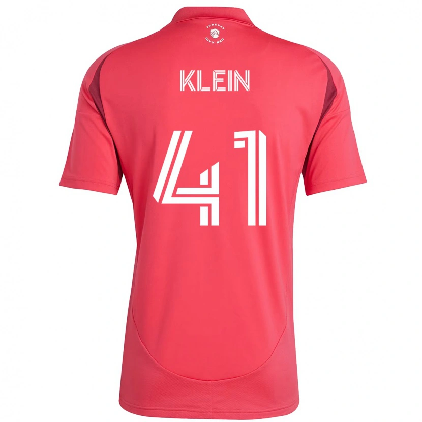 Danxen Herren Johnny Klein #41 Magenta Weiß Heimtrikot Trikot 2025/26 T-Shirt Österreich