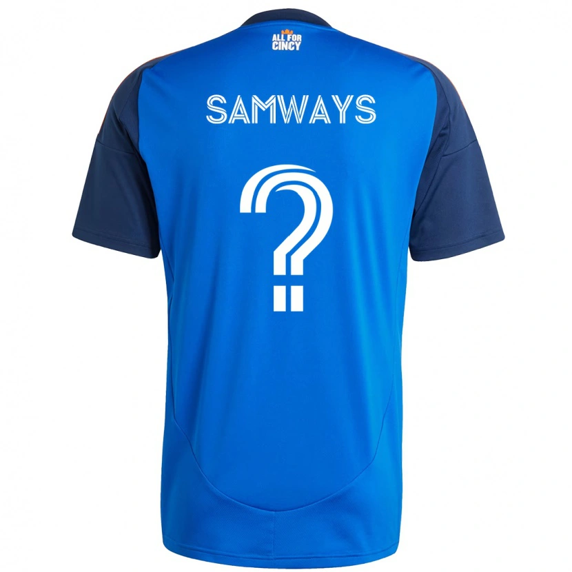 Danxen Herren Nicholas Samways #0 Dunkelblau Orange Heimtrikot Trikot 2025/26 T-Shirt Österreich