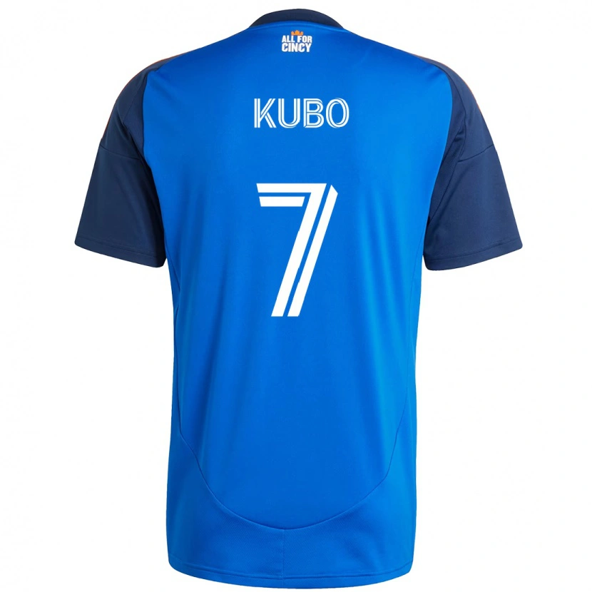 Danxen Herren Yuya Kubo #7 Dunkelblau Orange Heimtrikot Trikot 2025/26 T-Shirt Österreich