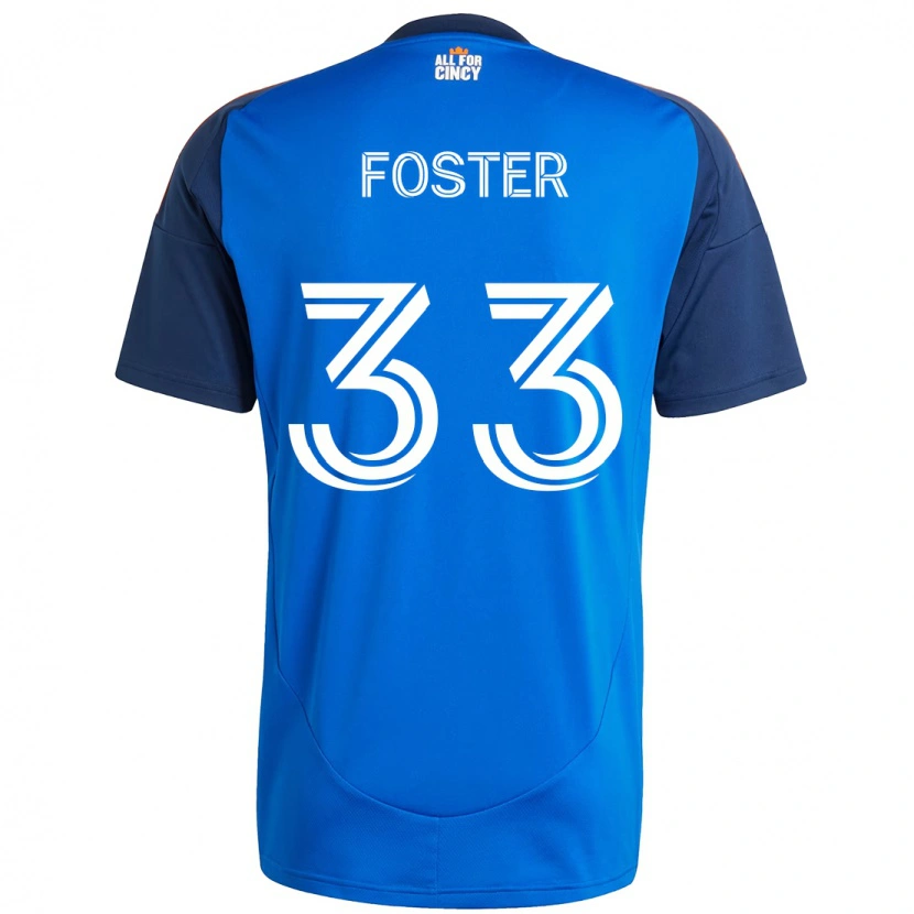 Danxen Herren Isaiah Foster #33 Dunkelblau Orange Heimtrikot Trikot 2025/26 T-Shirt Österreich