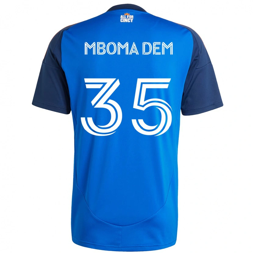Danxen Herren Kenji Mboma Dem #35 Dunkelblau Orange Heimtrikot Trikot 2025/26 T-Shirt Österreich