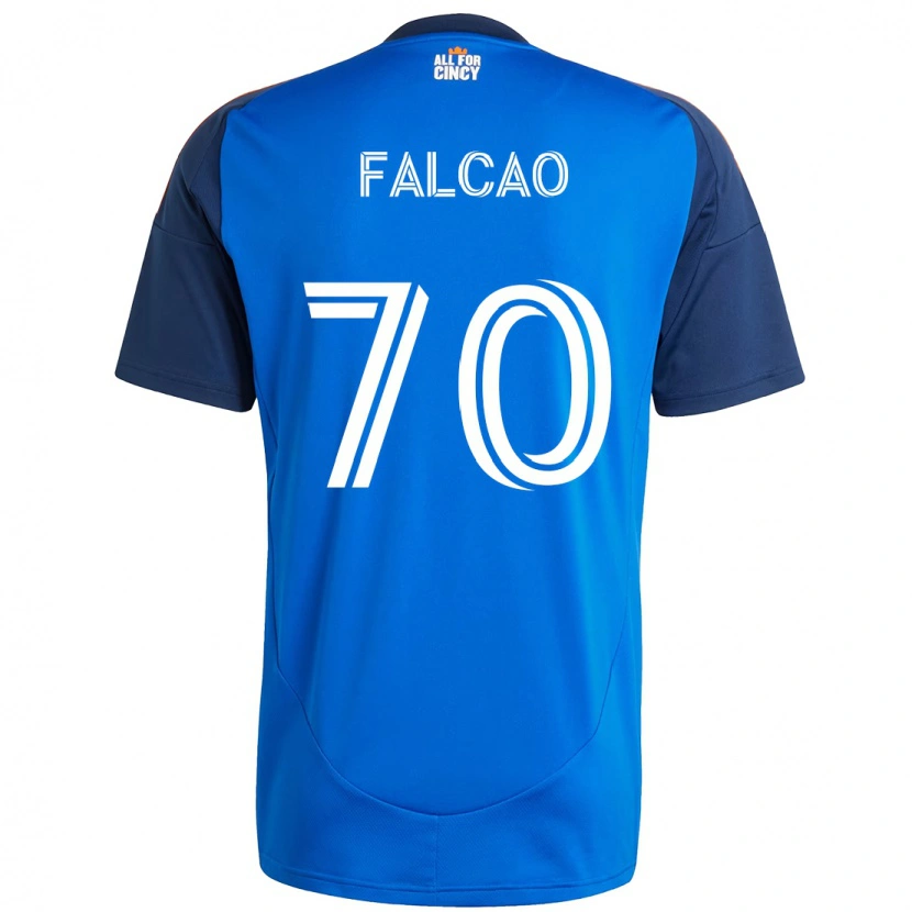 Danxen Herren Kiano Falcao #70 Dunkelblau Orange Heimtrikot Trikot 2025/26 T-Shirt Österreich