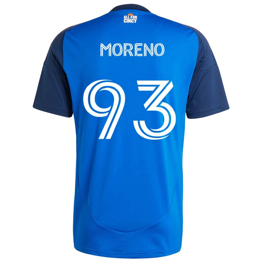Danxen Herren Júnior Moreno #93 Dunkelblau Orange Heimtrikot Trikot 2025/26 T-Shirt Österreich