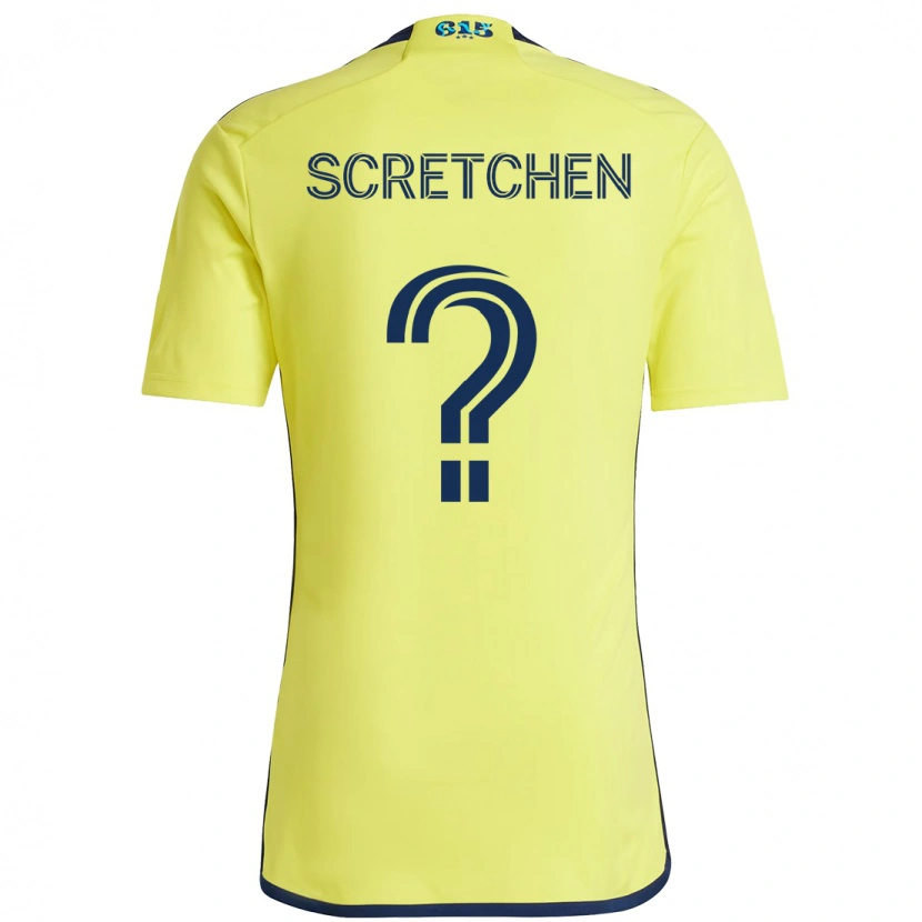 Danxen Herren Cannon Scretchen #0 Gelb Marineblau Heimtrikot Trikot 2025/26 T-Shirt Österreich