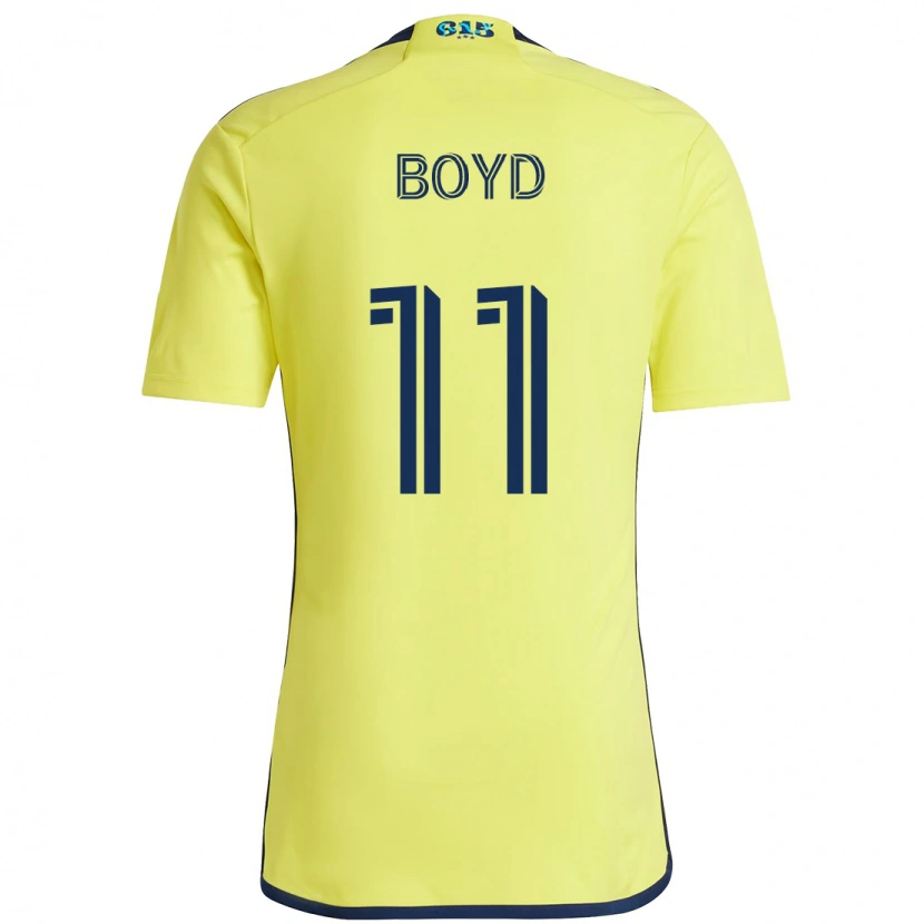 Danxen Herren Tyler Boyd #11 Gelb Marineblau Heimtrikot Trikot 2025/26 T-Shirt Österreich