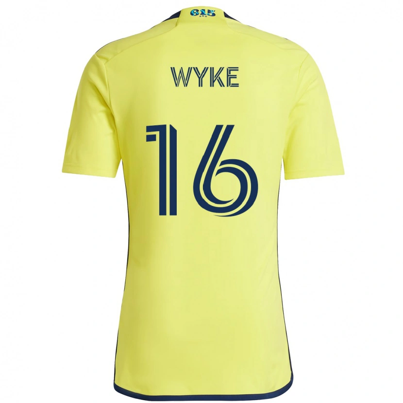 Danxen Herren Laurence Wyke #16 Gelb Marineblau Heimtrikot Trikot 2025/26 T-Shirt Österreich