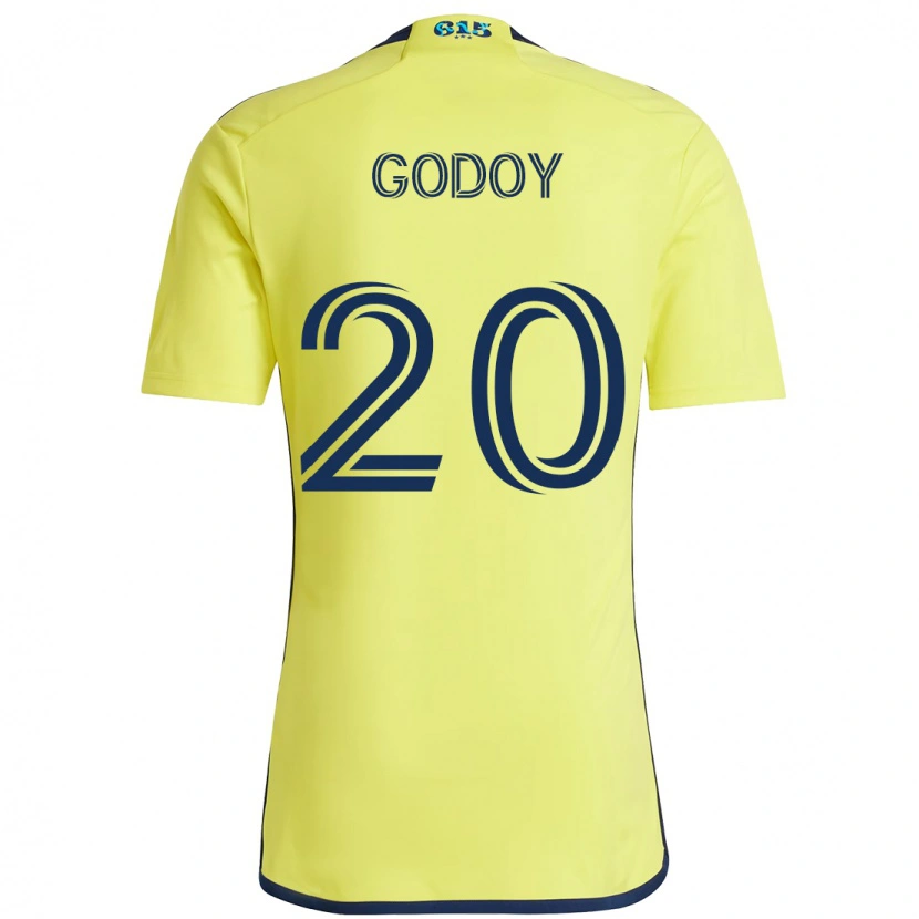 Danxen Herren Aníbal Godoy #20 Gelb Marineblau Heimtrikot Trikot 2025/26 T-Shirt Österreich