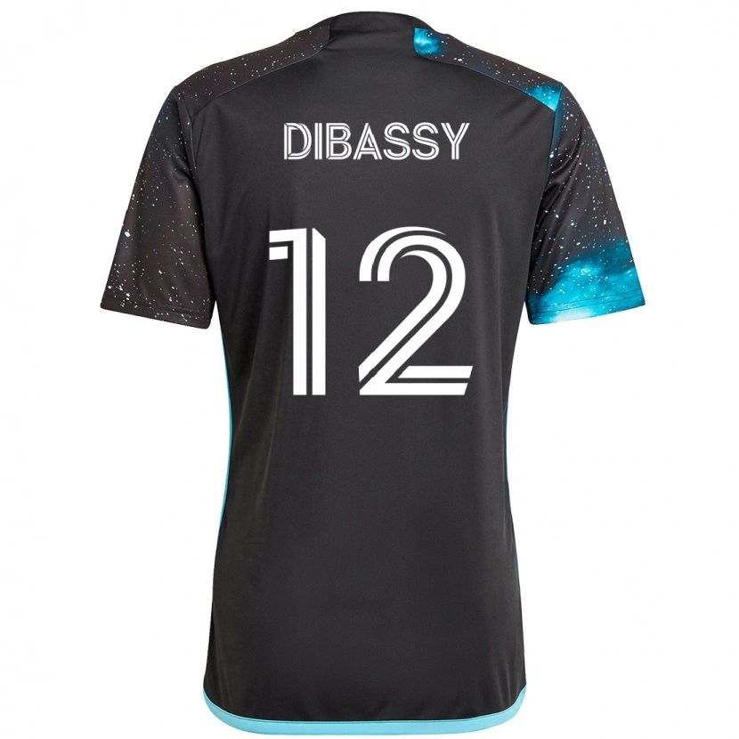 Danxen Herren Bakaye Dibassy #12 Schwarz Blau Heimtrikot Trikot 2025/26 T-Shirt Österreich