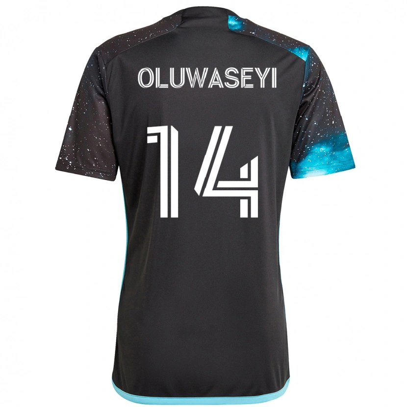 Danxen Herren Tani Oluwaseyi #14 Schwarz Blau Heimtrikot Trikot 2025/26 T-Shirt Österreich