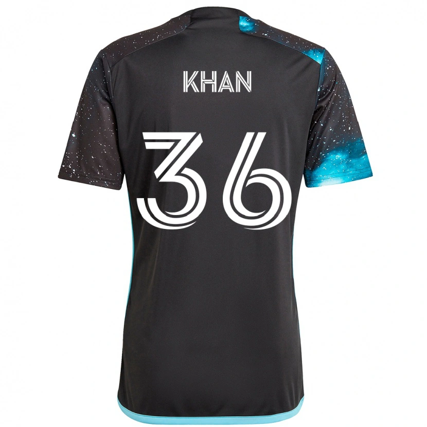 Danxen Herren Molik Khan #36 Schwarz Blau Heimtrikot Trikot 2025/26 T-Shirt Österreich