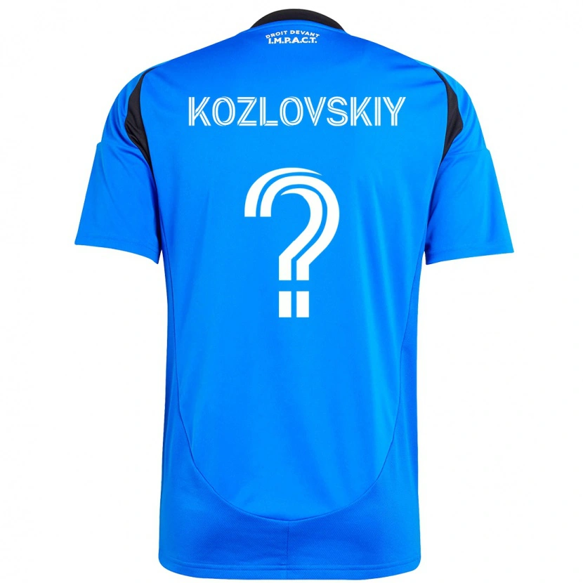 Danxen Herren Sergei Kozlovskiy #0 Dunkelblau Schwarz Heimtrikot Trikot 2025/26 T-Shirt Österreich