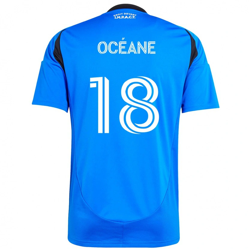 Danxen Herren Blouin Océane #18 Dunkelblau Schwarz Heimtrikot Trikot 2025/26 T-Shirt Österreich