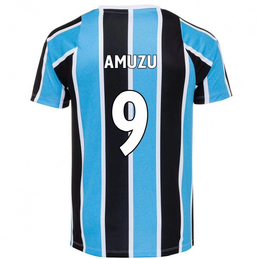 Danxen Herren Francis Amuzu #9 Blau Schwarz Weiß Heimtrikot Trikot 2025/26 T-Shirt Österreich