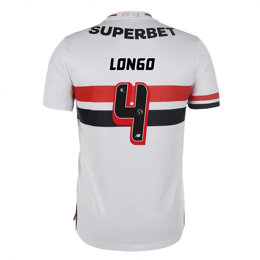 Danxen Herren Santiago Longo #4 Rot Schwarz Weiß Heimtrikot Trikot 2025/26 T-Shirt Österreich