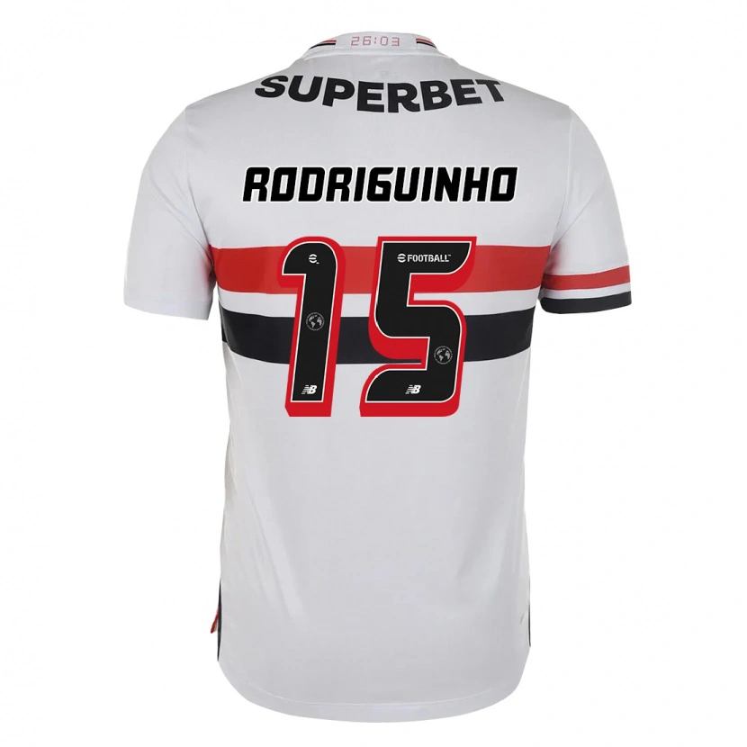 Danxen Herren Rodriguinho #15 Rot Schwarz Weiß Heimtrikot Trikot 2025/26 T-Shirt Österreich