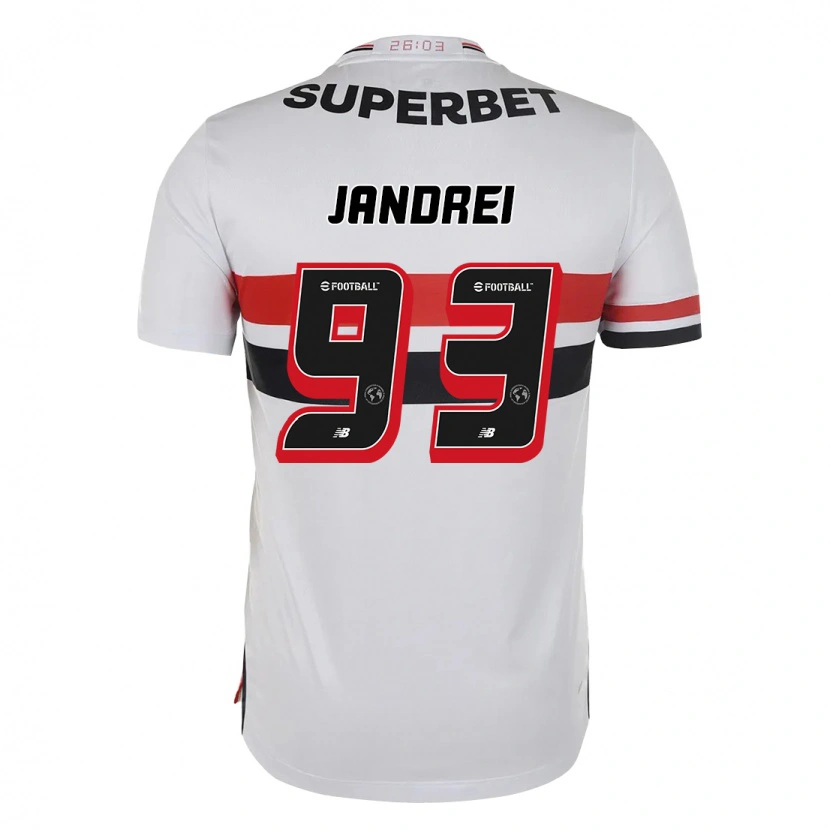 Danxen Herren Jandrei #93 Rot Schwarz Weiß Heimtrikot Trikot 2025/26 T-Shirt Österreich