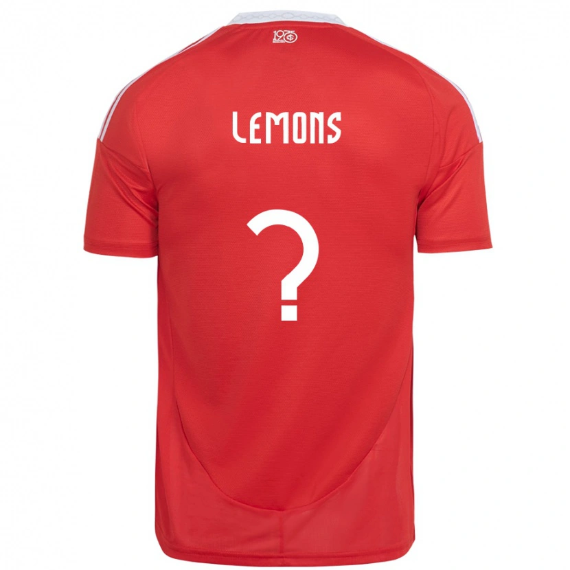 Danxen Herren Matheus Lemons #0 Rot Weiß Heimtrikot Trikot 2025/26 T-Shirt Österreich