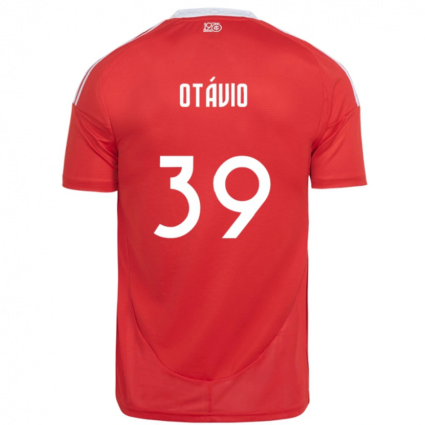 Danxen Herren Luis Otávio #39 Rot Weiß Heimtrikot Trikot 2025/26 T-Shirt Österreich