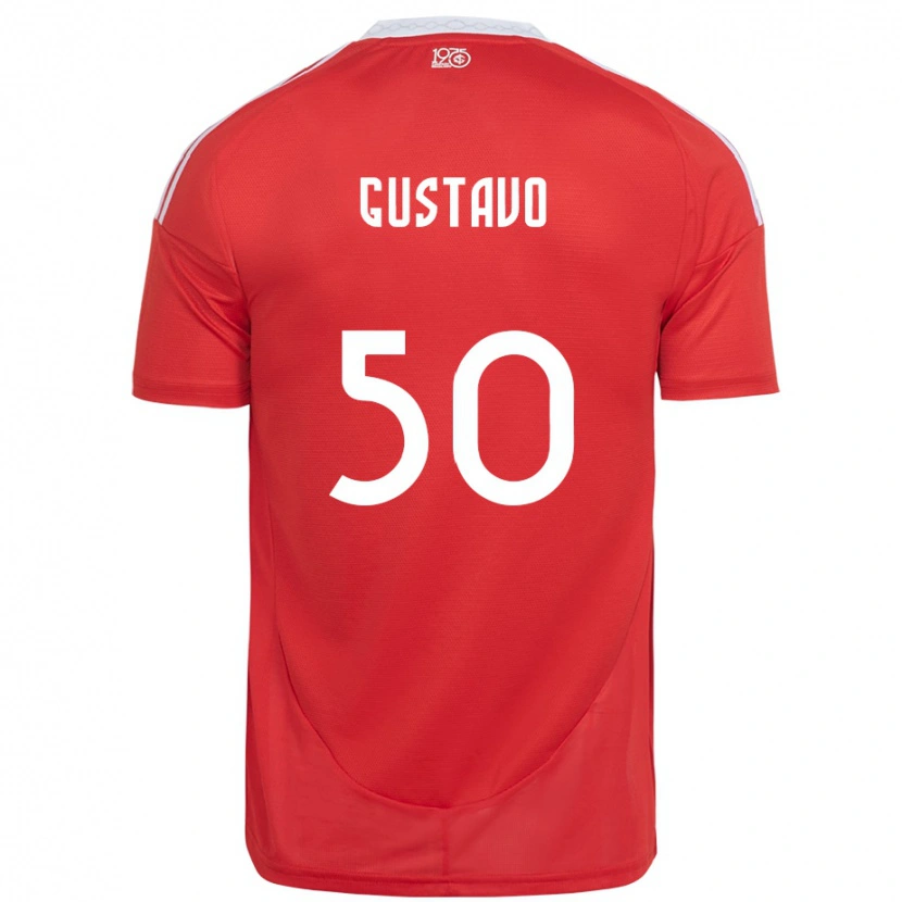 Danxen Herren Gustavo #50 Rot Weiß Heimtrikot Trikot 2025/26 T-Shirt Österreich