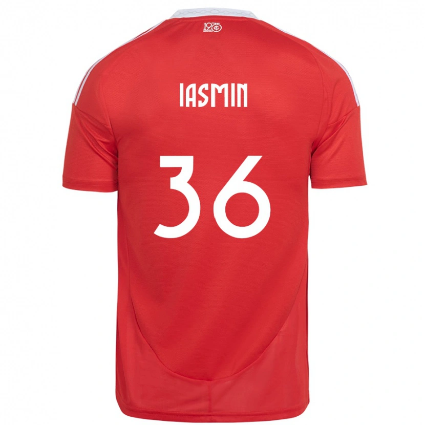 Danxen Herren Iasmin #36 Rot Weiß Heimtrikot Trikot 2025/26 T-Shirt Österreich