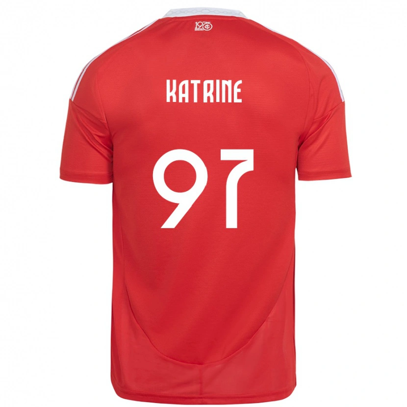 Danxen Herren Katrine #97 Rot Weiß Heimtrikot Trikot 2025/26 T-Shirt Österreich