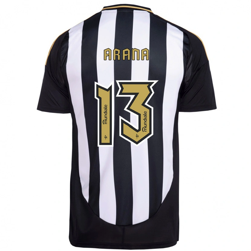 Danxen Herren Guilherme Arana #13 Weiß Schwarz Heimtrikot Trikot 2025/26 T-Shirt Österreich