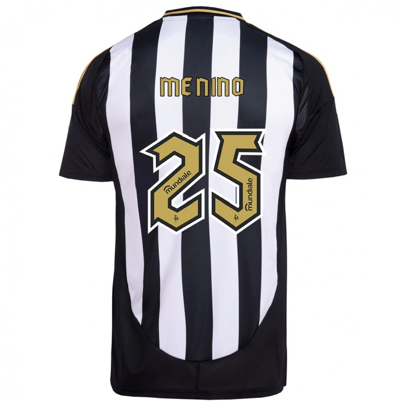 Danxen Herren Gabriel Menino #25 Weiß Schwarz Heimtrikot Trikot 2025/26 T-Shirt Österreich