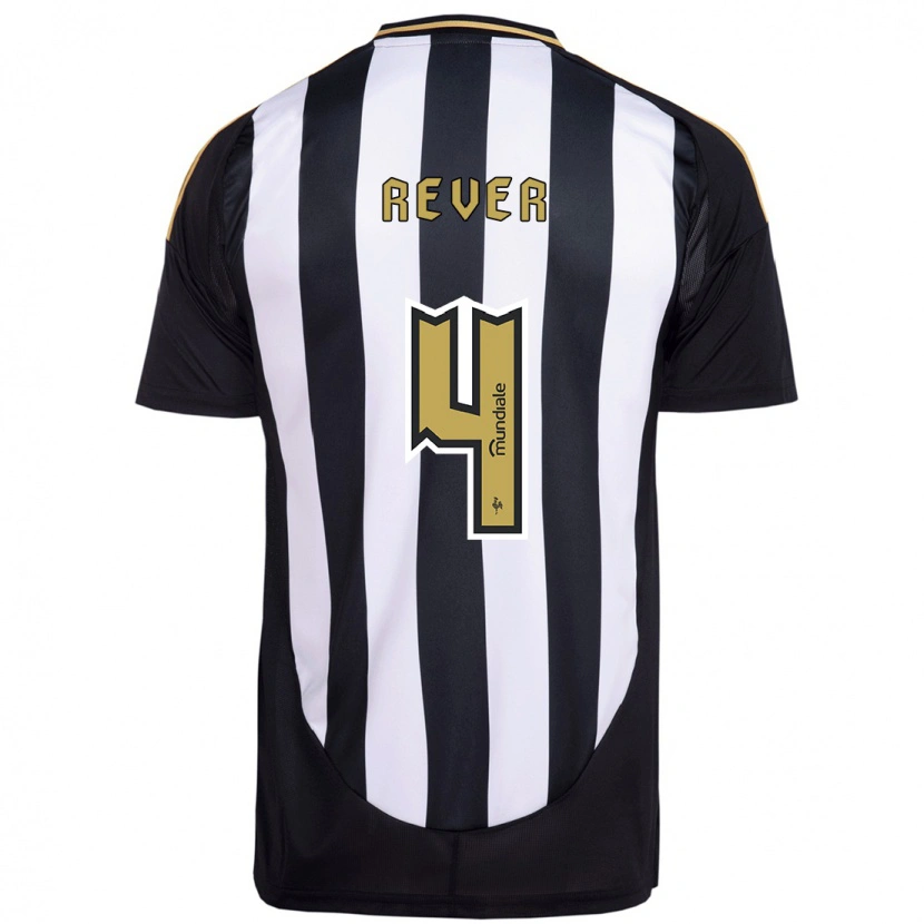 Danxen Herren Rever #4 Weiß Schwarz Heimtrikot Trikot 2025/26 T-Shirt Österreich