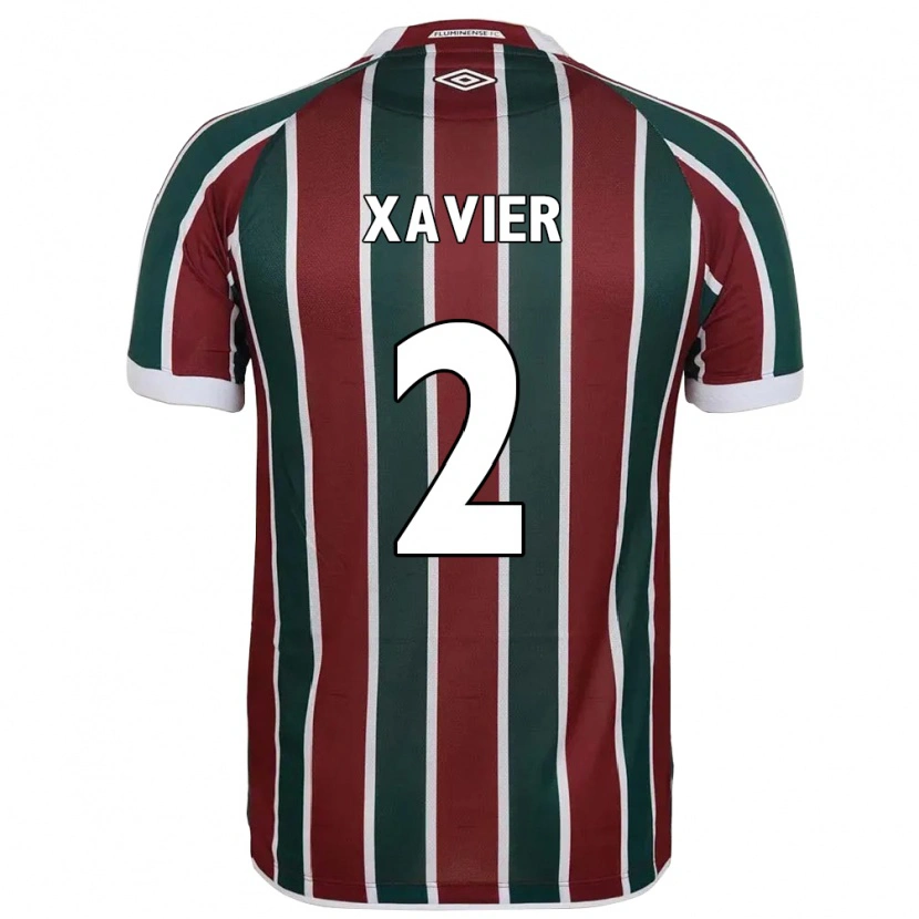 Danxen Herren Samuel Xavier #2 Grün Kastanienbraun Weiß Heimtrikot Trikot 2025/26 T-Shirt Österreich