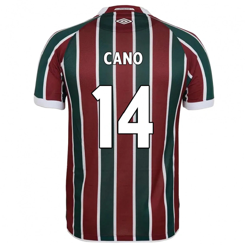 Danxen Herren Germán Cano #14 Grün Kastanienbraun Weiß Heimtrikot Trikot 2025/26 T-Shirt Österreich
