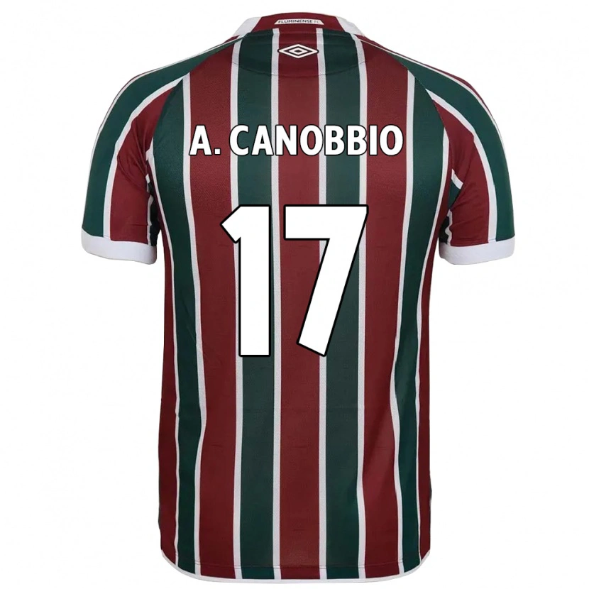 Danxen Herren Agustín Canobbio #17 Grün Kastanienbraun Weiß Heimtrikot Trikot 2025/26 T-Shirt Österreich
