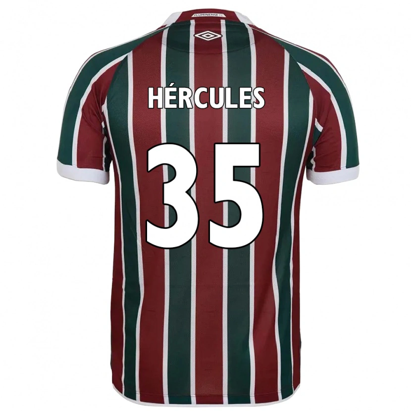 Danxen Herren Hércules #35 Grün Kastanienbraun Weiß Heimtrikot Trikot 2025/26 T-Shirt Österreich