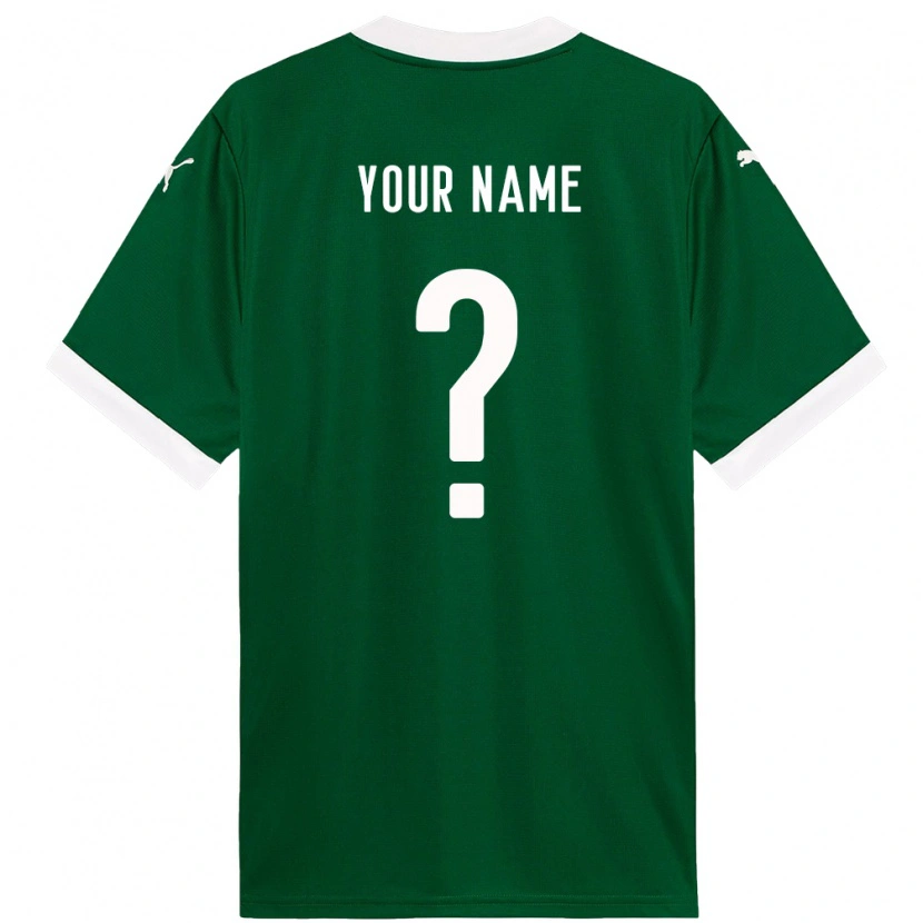 Danxen Herren Ihren Namen #0 Grün Weiß Heimtrikot Trikot 2025/26 T-Shirt Österreich
