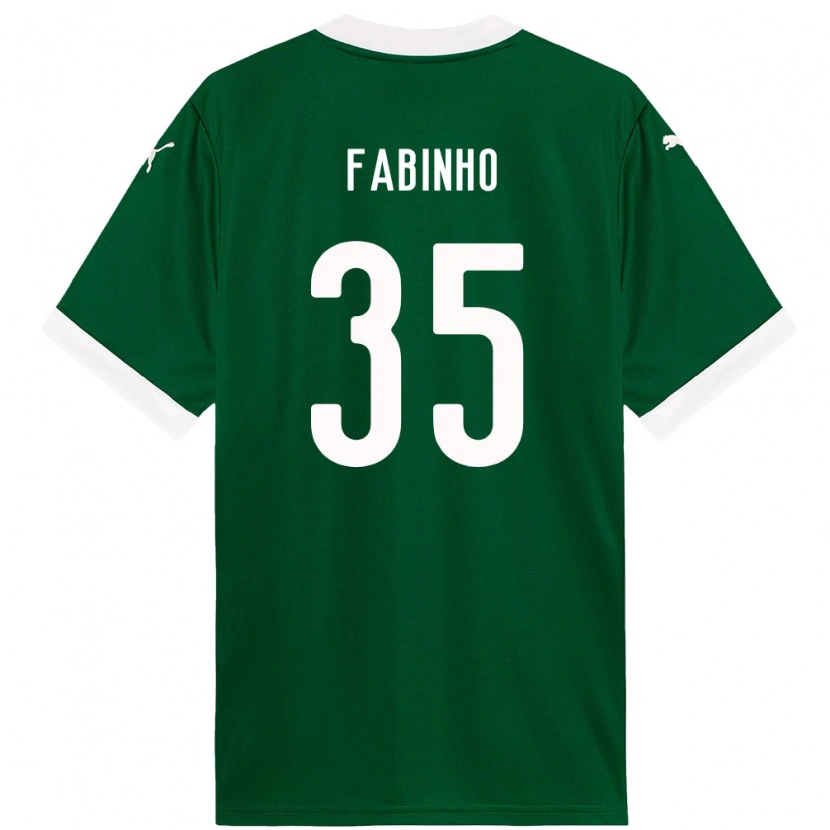 Danxen Herren Fabinho #35 Grün Weiß Heimtrikot Trikot 2025/26 T-Shirt Österreich