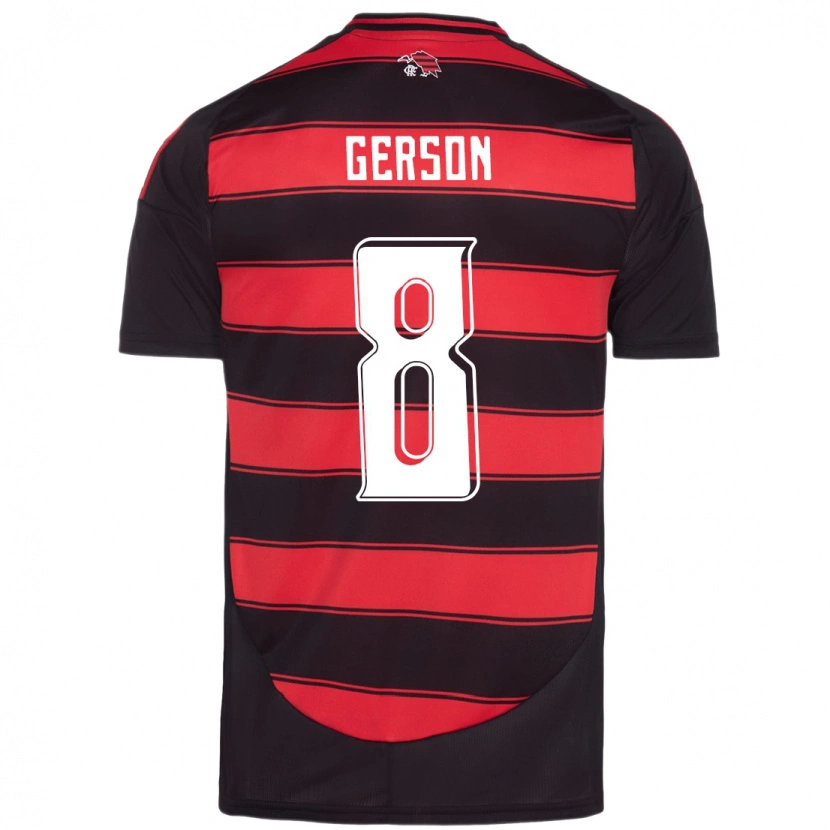 Danxen Herren Gerson #8 Rot Schwarz Heimtrikot Trikot 2025/26 T-Shirt Österreich