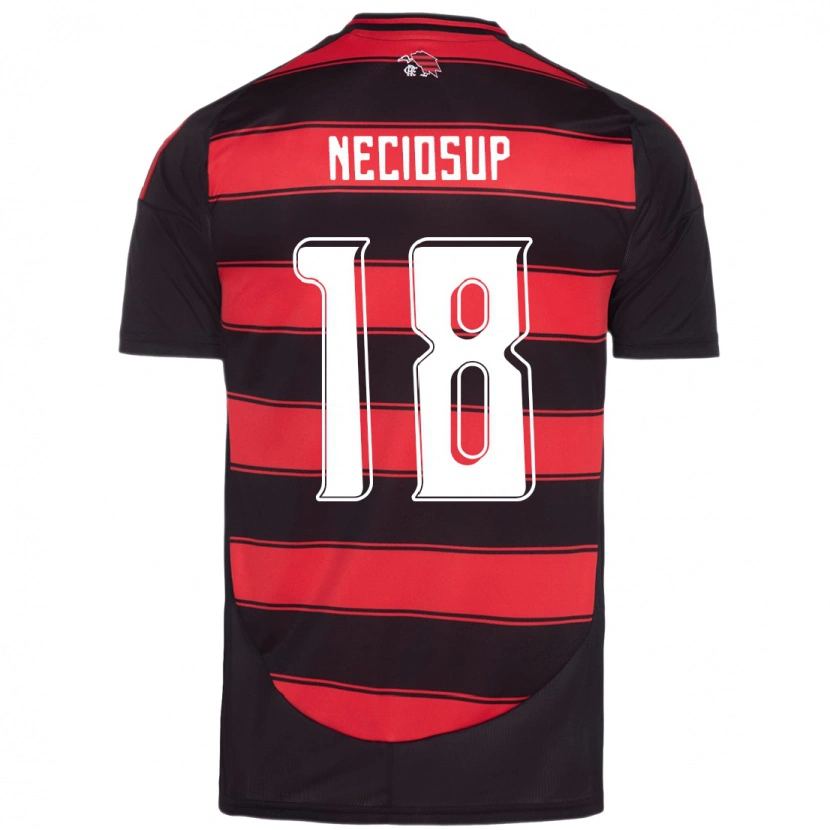 Danxen Herren Adriano Neciosup #18 Rot Schwarz Heimtrikot Trikot 2025/26 T-Shirt Österreich