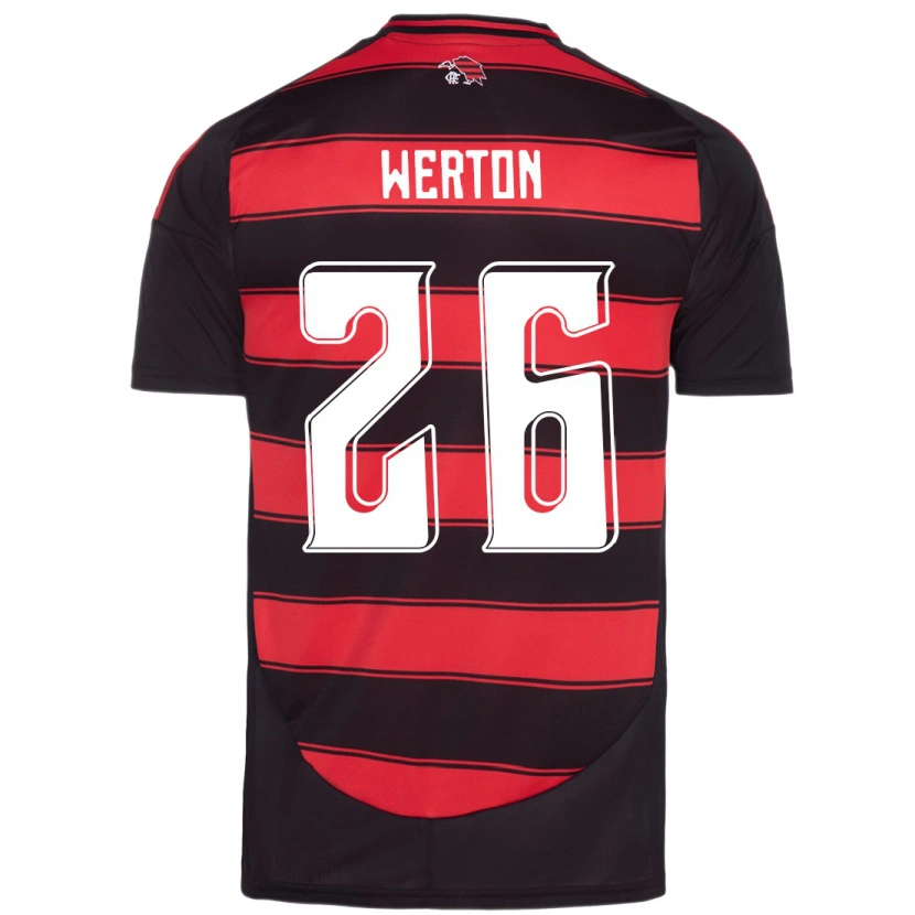 Danxen Herren Werton #26 Rot Schwarz Heimtrikot Trikot 2025/26 T-Shirt Österreich