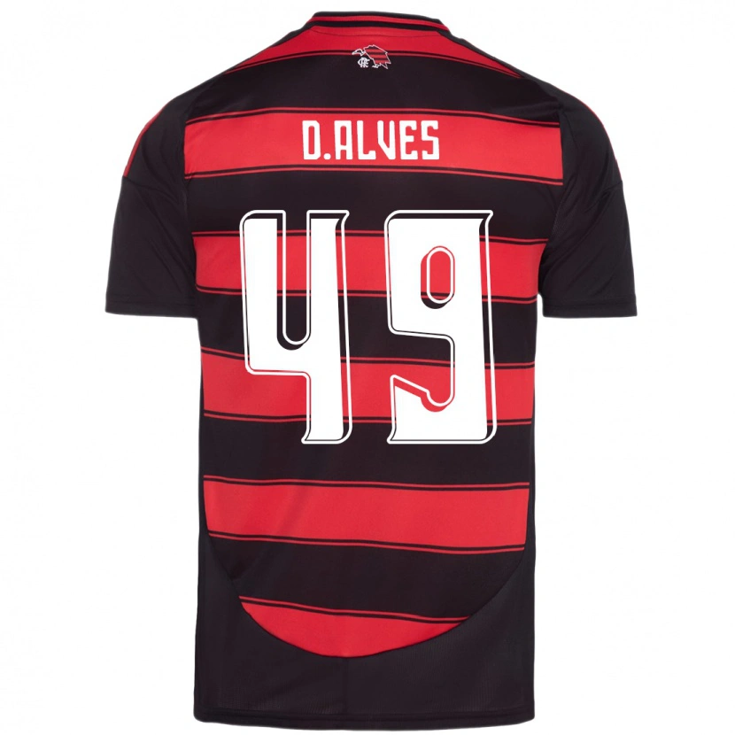 Danxen Herren Dyogo Alves #49 Rot Schwarz Heimtrikot Trikot 2025/26 T-Shirt Österreich