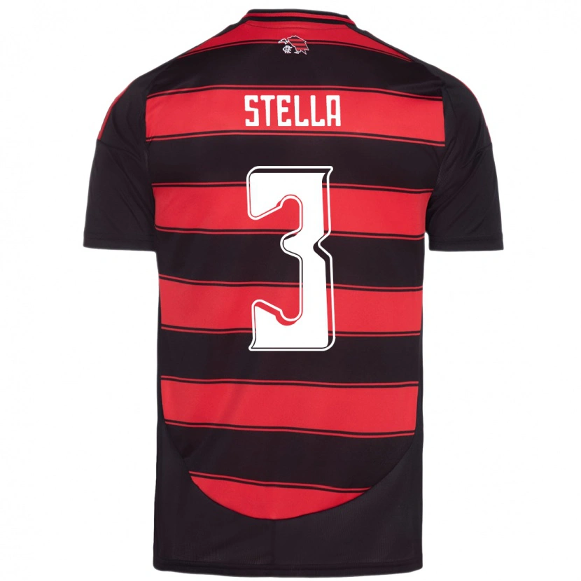 Danxen Herren Stella #3 Rot Schwarz Heimtrikot Trikot 2025/26 T-Shirt Österreich