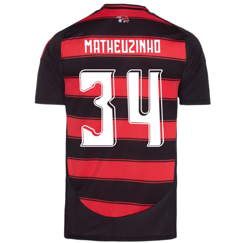 Danxen Herren Matheuzinho #34 Rot Schwarz Heimtrikot Trikot 2025/26 T-Shirt Österreich