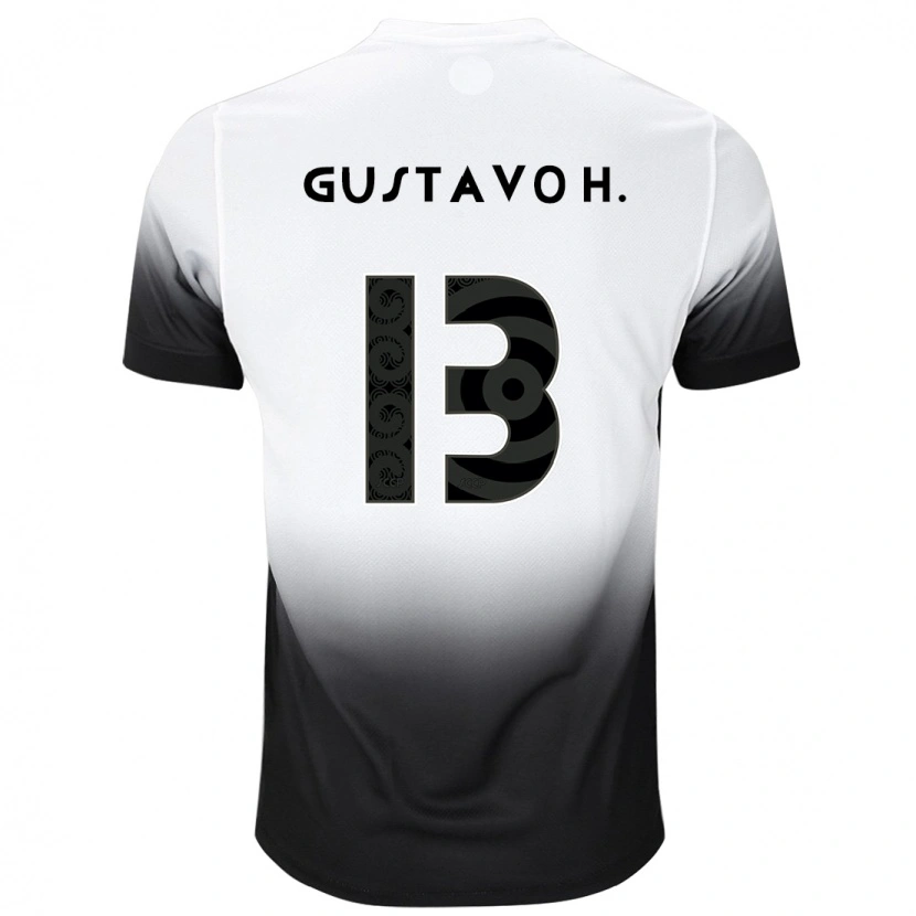 Danxen Herren Gustavo Henrique #13 Weiß Schwarz Heimtrikot Trikot 2025/26 T-Shirt Österreich