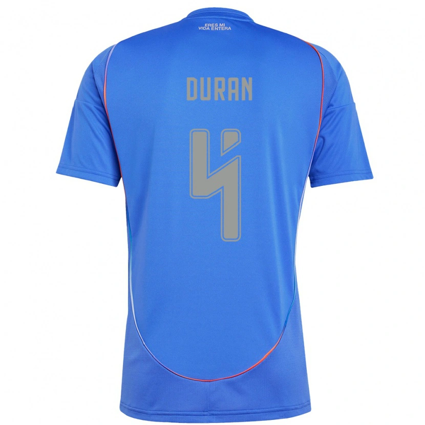 Danxen Herren Ignacia Durán #4 Himmelblau Heimtrikot Trikot 2025/26 T-Shirt Österreich