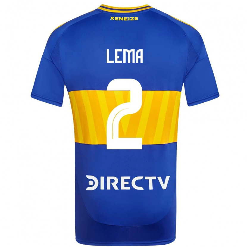 Danxen Herren Cristian Lema #2 Königsblau Gelb Heimtrikot Trikot 2025/26 T-Shirt Österreich