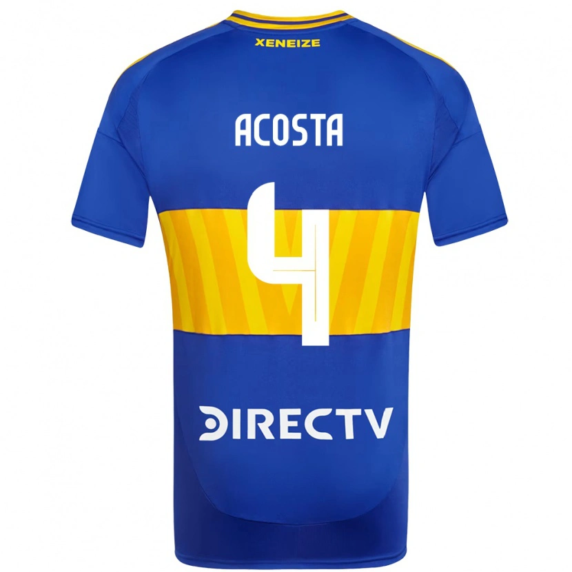 Danxen Herren Natan Acosta #4 Königsblau Gelb Heimtrikot Trikot 2025/26 T-Shirt Österreich