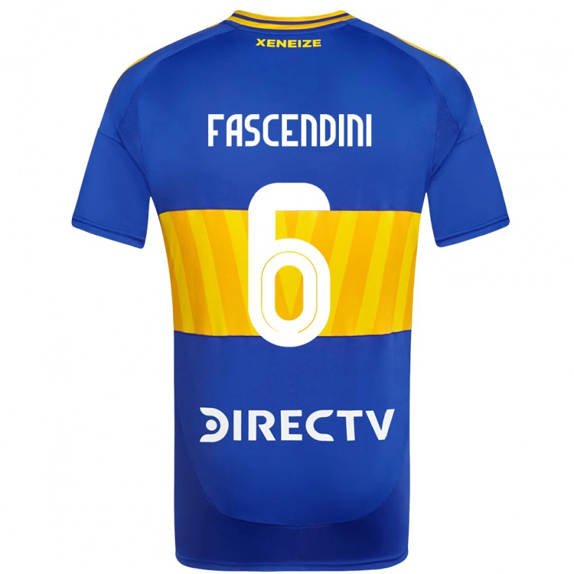 Danxen Herren Valentin Fascendini #6 Königsblau Gelb Heimtrikot Trikot 2025/26 T-Shirt Österreich