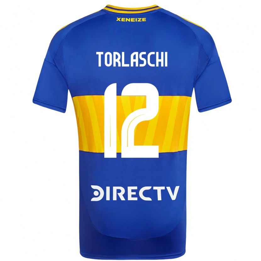 Danxen Herren Lucas Torlaschi #12 Königsblau Gelb Heimtrikot Trikot 2025/26 T-Shirt Österreich